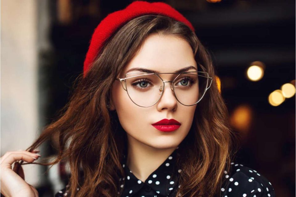How to Wear Lipstick with Glasses