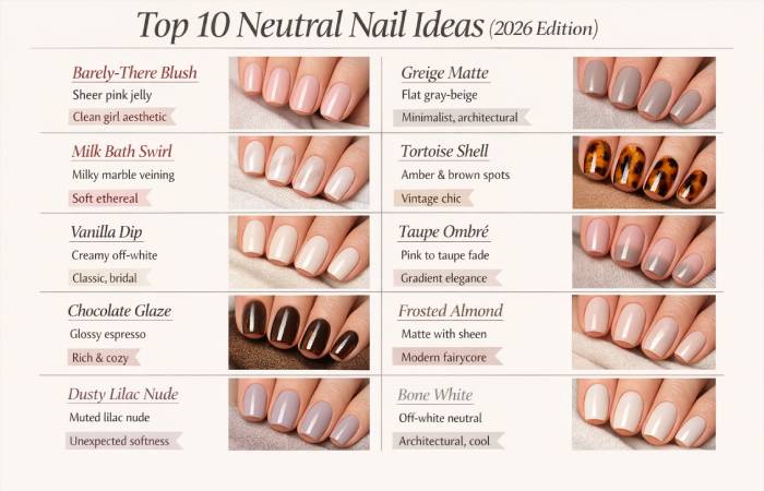top neutral nail ideas
